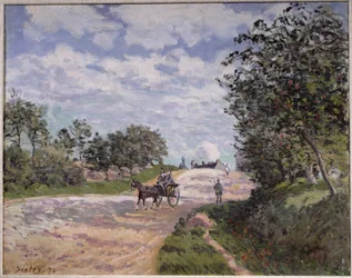The Road from Mantes to Choisy le Roi, 1872